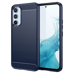 SKALO Samsung A54 5G Armor Carbon Stødsikker TPU-cover - Blå