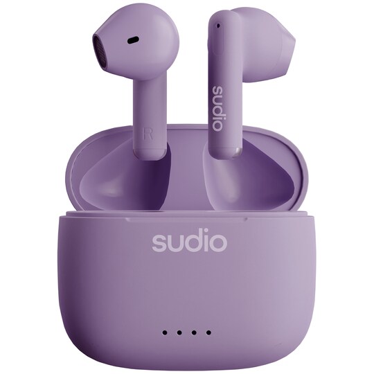 Sudio A1 trådløse in-ear høretelefoner (lilla)