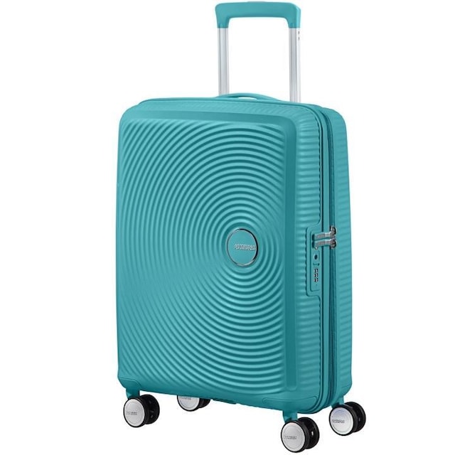 American Tourister Soundbox Kabinväska Exp. 55 Turquoise Tonic