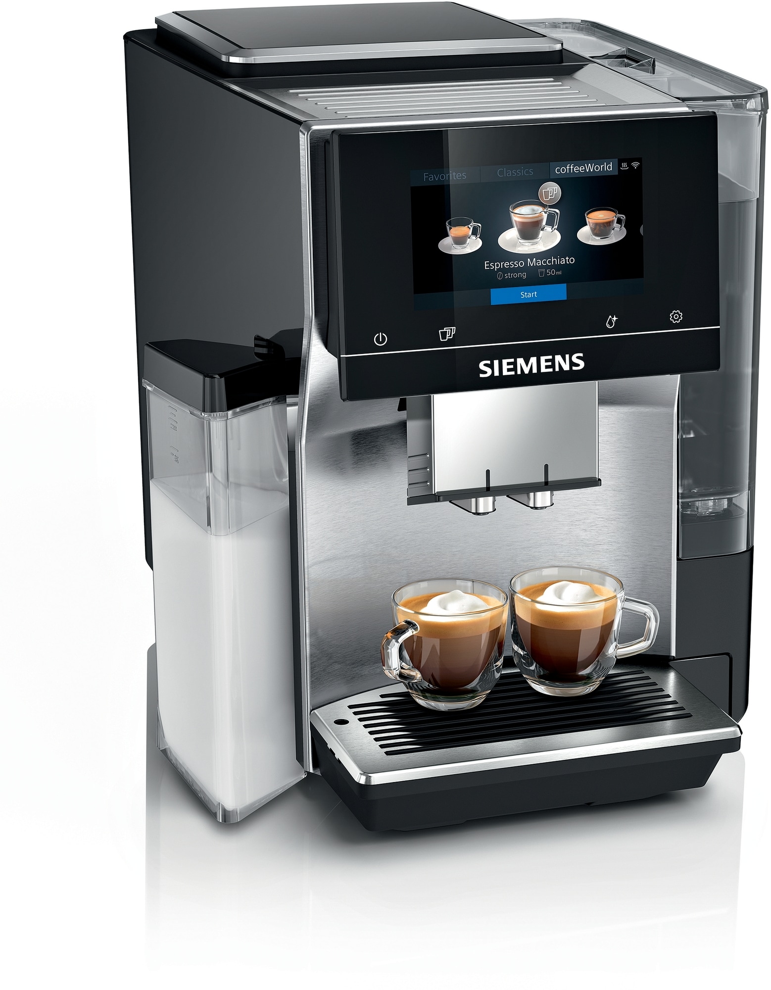 Siemens EQ.700 espressomaskine TQ707R03 (silver) | Elgiganten