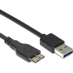 NÖRDIC USB 3.1 kabel USB A till USB Micro B 2m svart