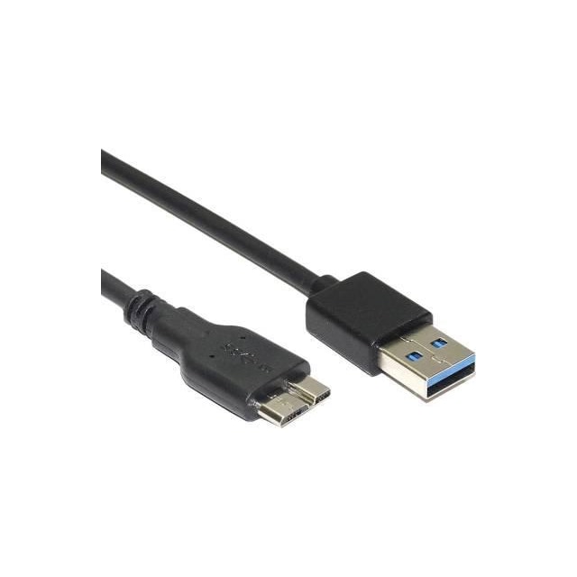 NÖRDIC USB 3.1 kabel USB A till USB Micro B 2m svart
