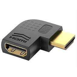 NÖRDIC vinklet HDMI 2.1-adapter 8K60Hz 4K120Hz HDR