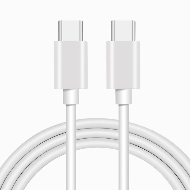 NÖRDIC 50cm USB 2.0 USB-C til C-kabel 2,4A 480Mbps 12W