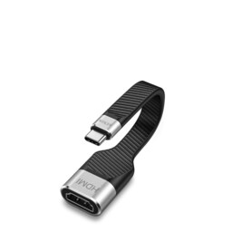 NÖRDIC flad adapter USB-C til HDMI 4K60Hz 10cm
