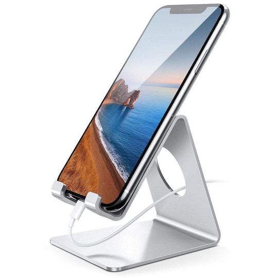 NÖRDIC Aluminium Justerbar universal bord stativ til mobiltelefon tablet  Iphone Ipad holder drejelig mobilt stativ | Elgiganten
