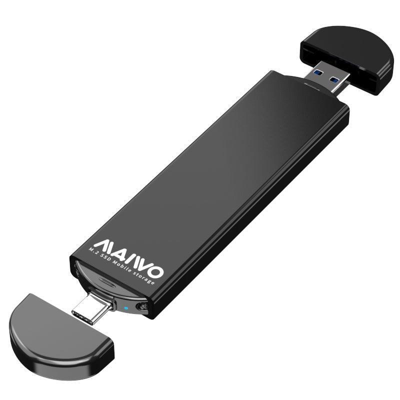 Maiwo K1683L Eksternt kabinet M.2 SATA SSD til USB og USB A B C 5Gbps-Key  og Key B & M UASP 2280 2260 2242 2230 Aluminimum | Elgiganten