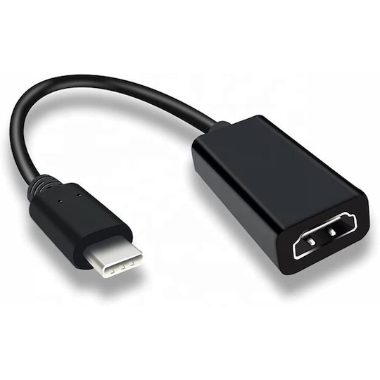 legering har taget fejl Rejsende købmand NÖRDIC C USB til HDMI adapter 4K på 30Hz 10cm sort | Elgiganten