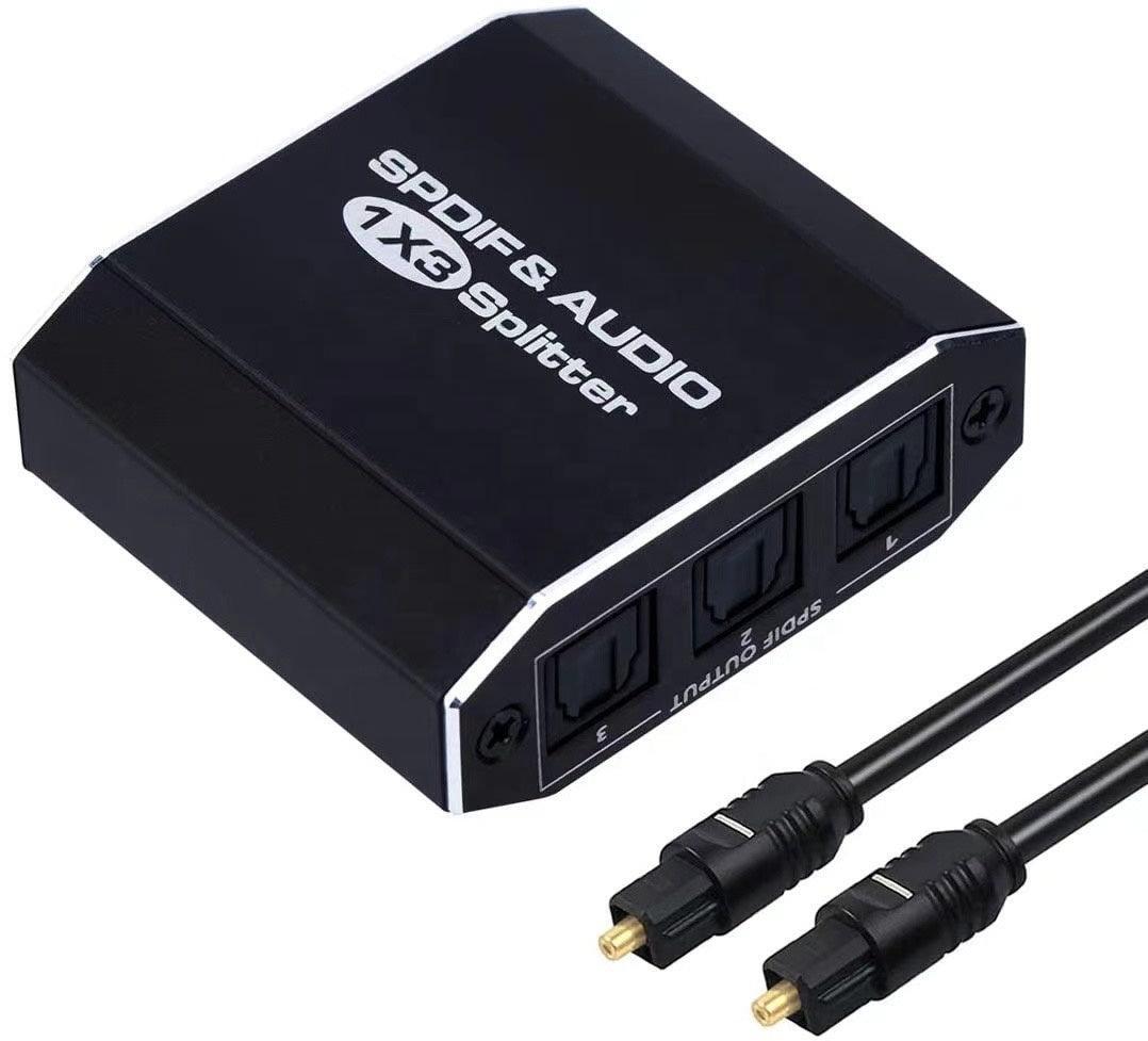 NÖRDIC 1-3 Optisk lyd SPDIF Toslink Cable 1m understøtter Digital, DTS 5.1 PCM LPCM | Elgiganten