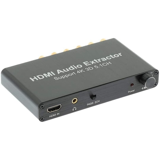 NÖRDIC 4K 3D HDMI Extractor 5.1 6RCA support / | Elgiganten