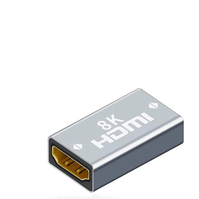 NÖRDIC HDMI 2.1 8K Hun til hun kabelforlænger HDMI kønsskifter