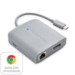 Cable Matters 1 til 5 dockingstation 1xDP 4K60Hz, 1xRJ45 Ethernet 2xUSB-A 1xUSB-C PD 60W Fungerer med Chromebook-certificeret