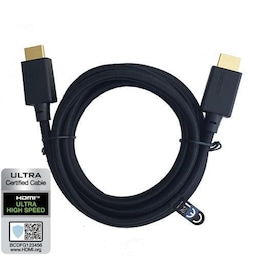 NÖRDIC CERTIFIED CABLES Certificeret 5m Ultra High Speed ​​HDMI 2.1 4K 8K 60Hz 120Hz 48 Gbps Dynamic HDR eARC VRR nylon flettet kabel forgyldt