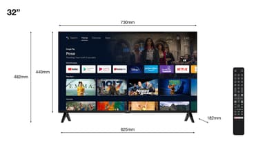 TCL 32" FHD 7900 Full HD LED Smart TV (2023)