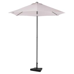 VONROC Premium Parasol Torbole - Ø200 - UV-resistent - Beige - Inkl. Betræk