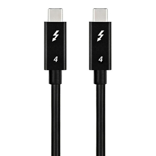 NÖRDIC 3m Thunderbolt 4 USB-C aktivt kabel 40Gbps 100W opladning 8K video  kompatibel med USB 4 og Thunderbolt 3 | Elgiganten
