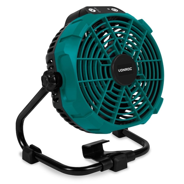 VONROC Trådløs ventilator 20V - Hybrid - Inkl. AC adapter – Solo - excl. batteri og oplader