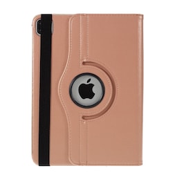 SKALO iPad Pro 11"" 360 Litchi Flip Cover - Rosa guld