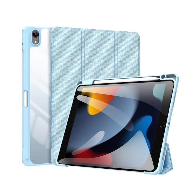 DUX DUCIS iPad 10.9 (2022) TOBY Series Trifold Flip Cover - Turkis
