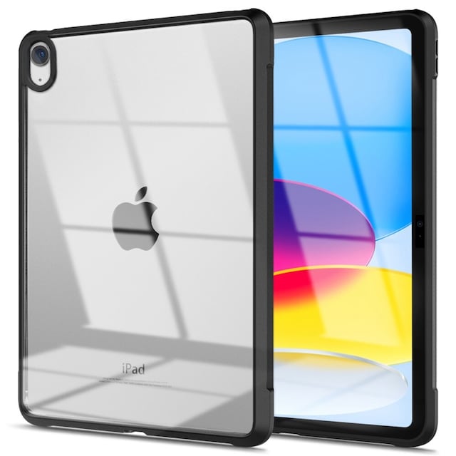 SKALO iPad 10.9 (2022) Hybrid Cover - Sort