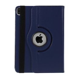 SKALO iPad Pro 12.9 (Gen 4/5/6) 360 Litchi Flip Cover - Mørkeblå