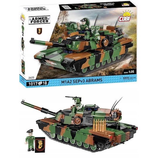 Cobi M1A2 SEPv3 Abrams tanke | Elgiganten