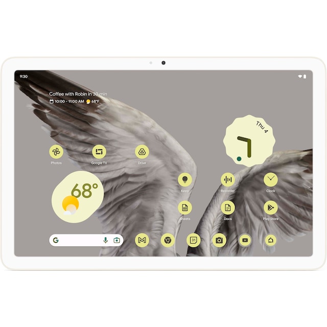 Google Pixel Tablet 11" m/højtaler-opladningsdock 12/256GB (porcelain)
