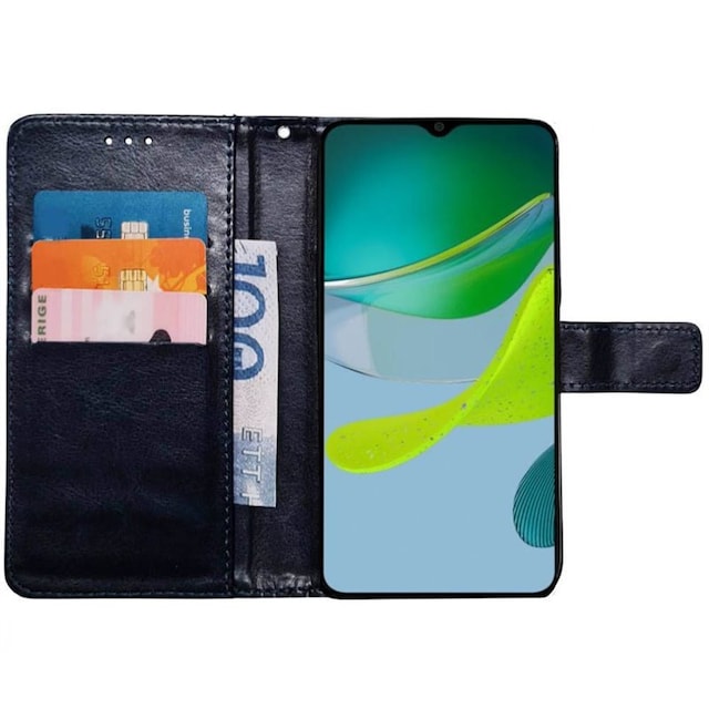 Wallet cover 3-kort Motorola Moto E13 - Mørkeblå