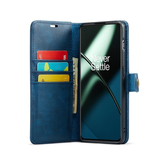 Wallet DG-Ming 2i1 OnePlus 11 - Blå