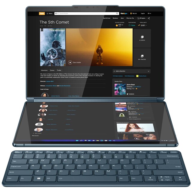 Lenovo Yoga Book 9i i7/16/1000 13,3" 2-i-1 bærbar computer (blå)