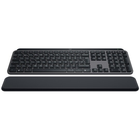 Logitech MX Keys S trådløst tastatur med håndledsstøtte (graphite) |  Elgiganten