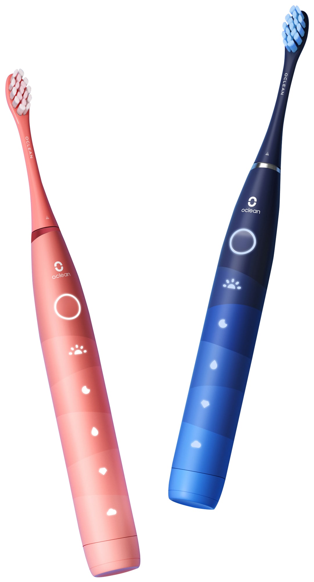 Oclean Find Duo Set elektrisk tandbørste 6830178 (pink & blå) | Elgiganten