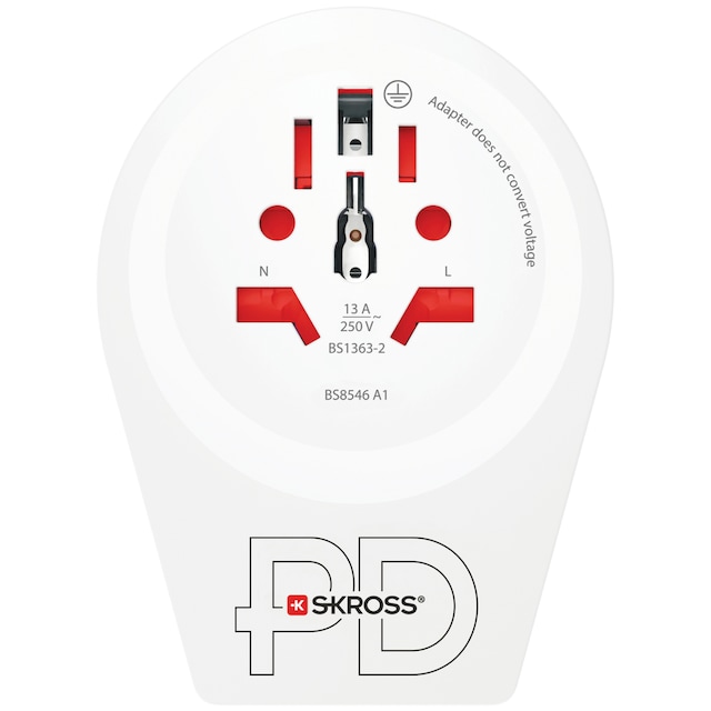 SKross verden til Europa USB-C 20PD rejseadapter 3310227