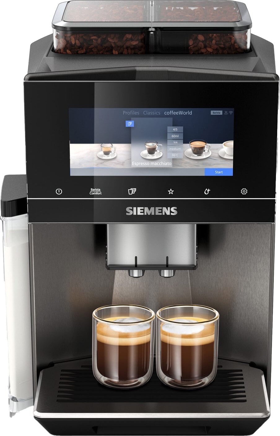 Siemens espressomaskiner | Se de nye 2023 modeller | Espressolover.dk