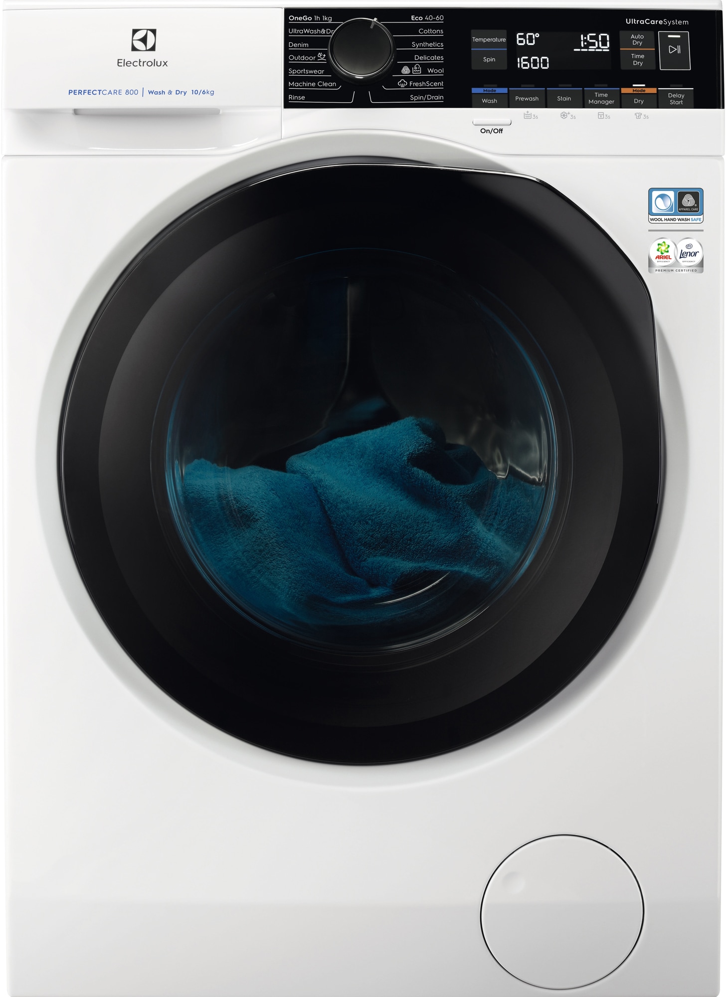 Electrolux Serie 800 vaskemaskine/tørretumbler EW8W2168LD (10/6 kg)