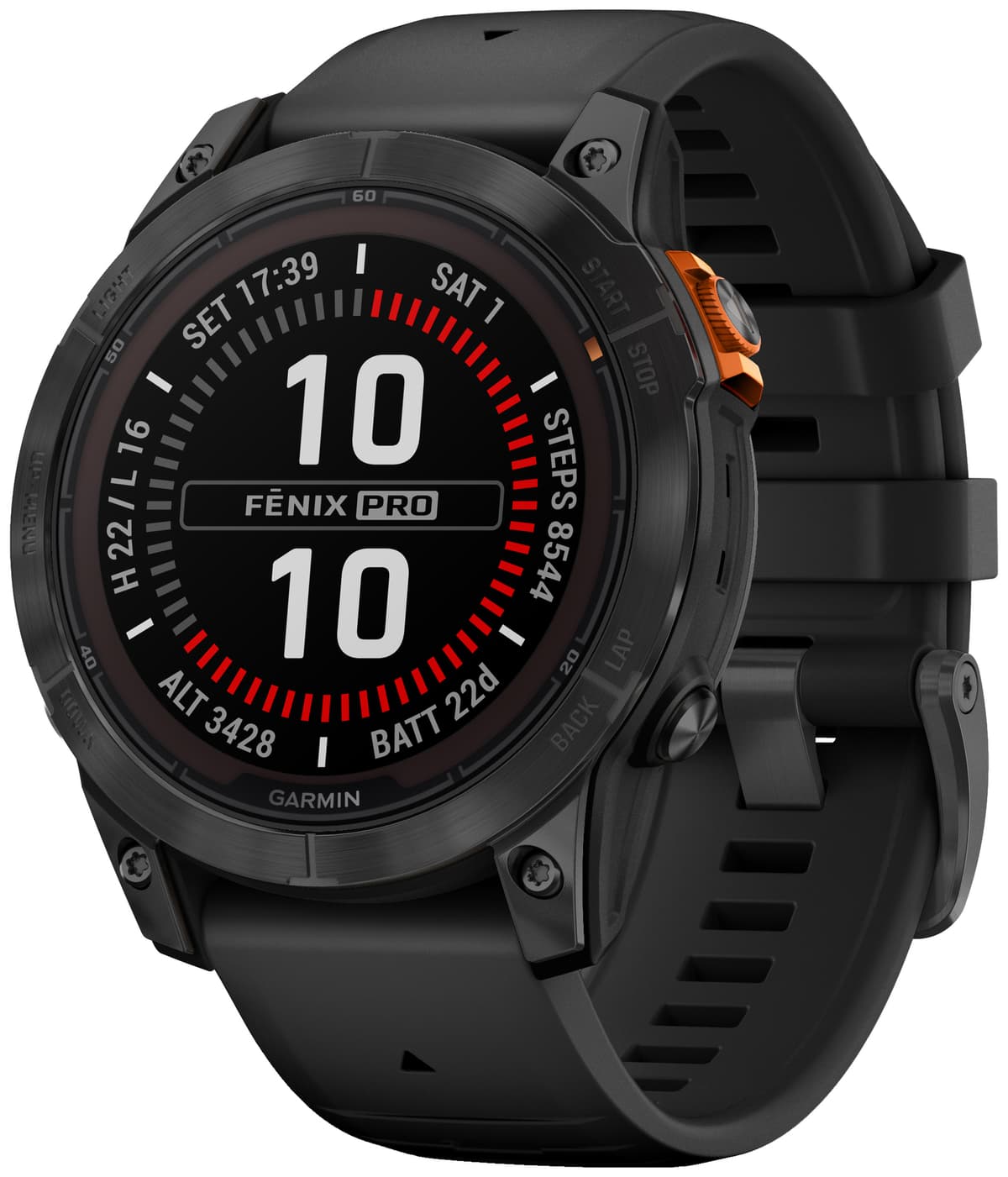 Garmin Fenix 7 Pro Solar smartwatch, 47mm (sort)