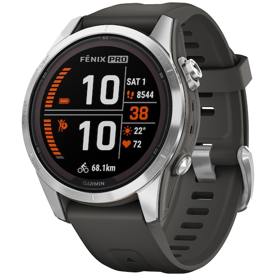 Garmin Fenix 7S Pro smartwatch, (sølv) |