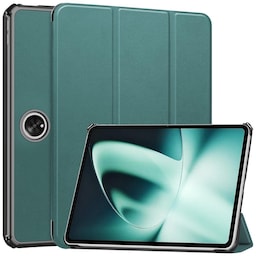 Til OnePlus Pad Tri-fold Stand Wake/Sleep Cover Tabletetui - Grøn