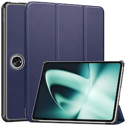 Til OnePlus Pad Tri-fold Stand Wake/Sleep Cover Tablet-etui - Blå
