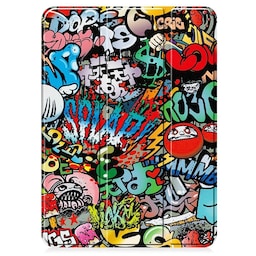 Til OnePlus Pad Trifold Stand Tabletcover-etui - Graffiti