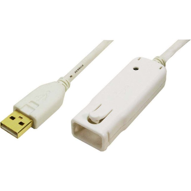LogiLink USB-kabel USB 2.0 USB-A-hanstik, USB-A-hunstik