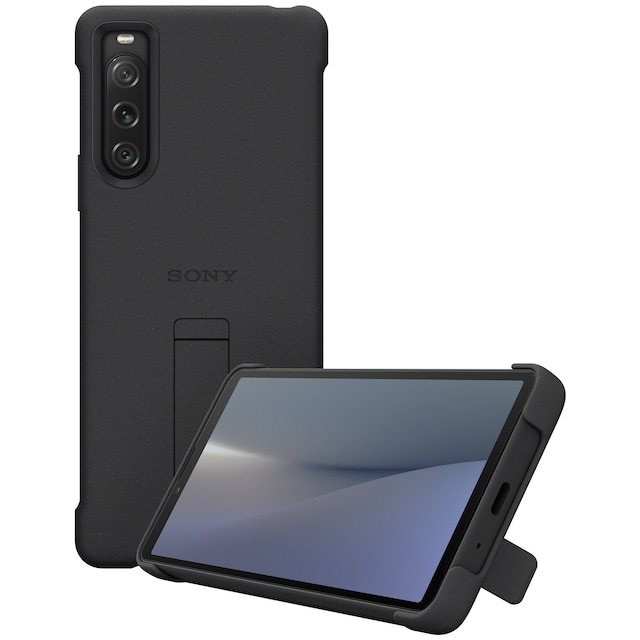 Sony Xperia 10 V bagcover (sort)