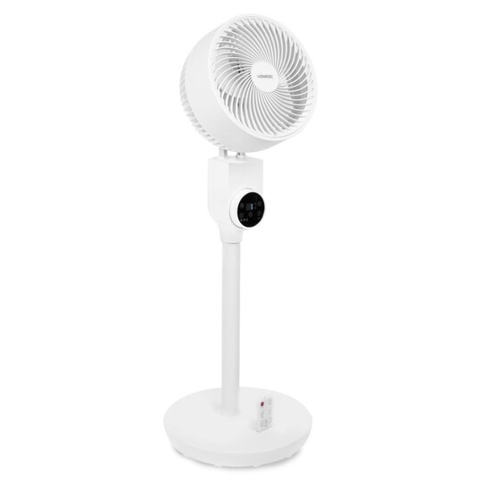 VONROC BREEZE Ventilator - lydløs - 88cm - inkl. fjernbetjening -  180° vipbar - hvid