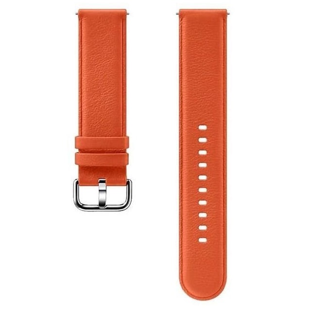 Samsung Läderarmband till Galaxy Watch, Orange
