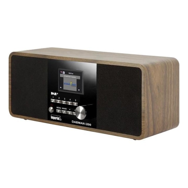 IMPERIAL DABMAN i200 hybrid radio, stereo, internet/DAB+/FM RDS, wood