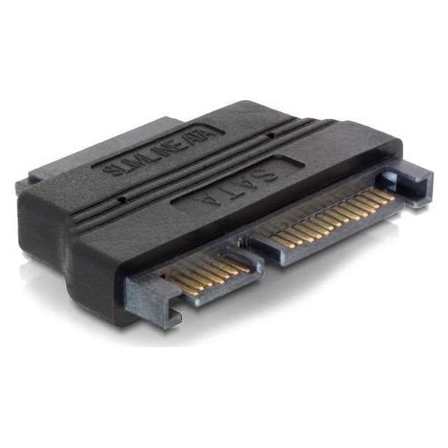 DeLOCK adapter SATA+strøm (7+15-pin) til Slimline SATA+strøm (7+6-pi