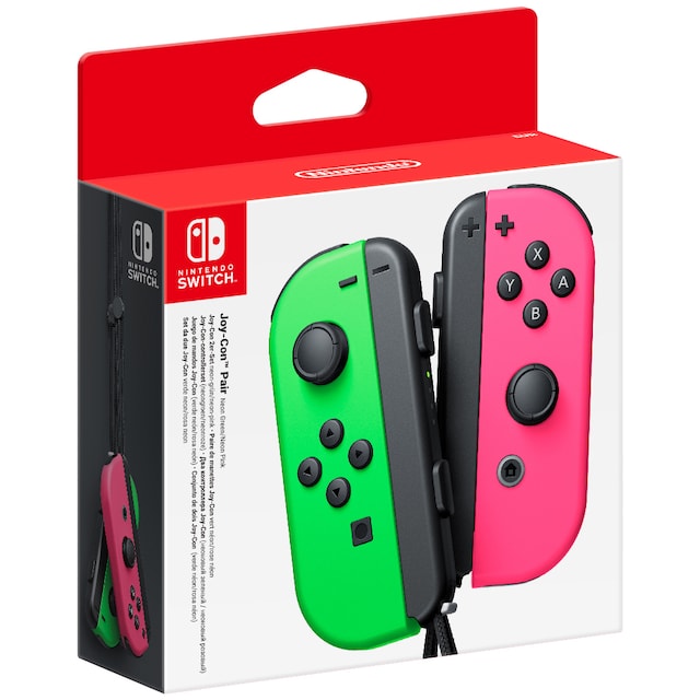 Nintendo Switch Joy-Con controller par - neon grøn + neon pink