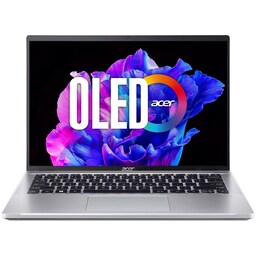 Acer Swift Go i5-13/16/1.024/OLED 14" bærbar computer (Pure Silver)