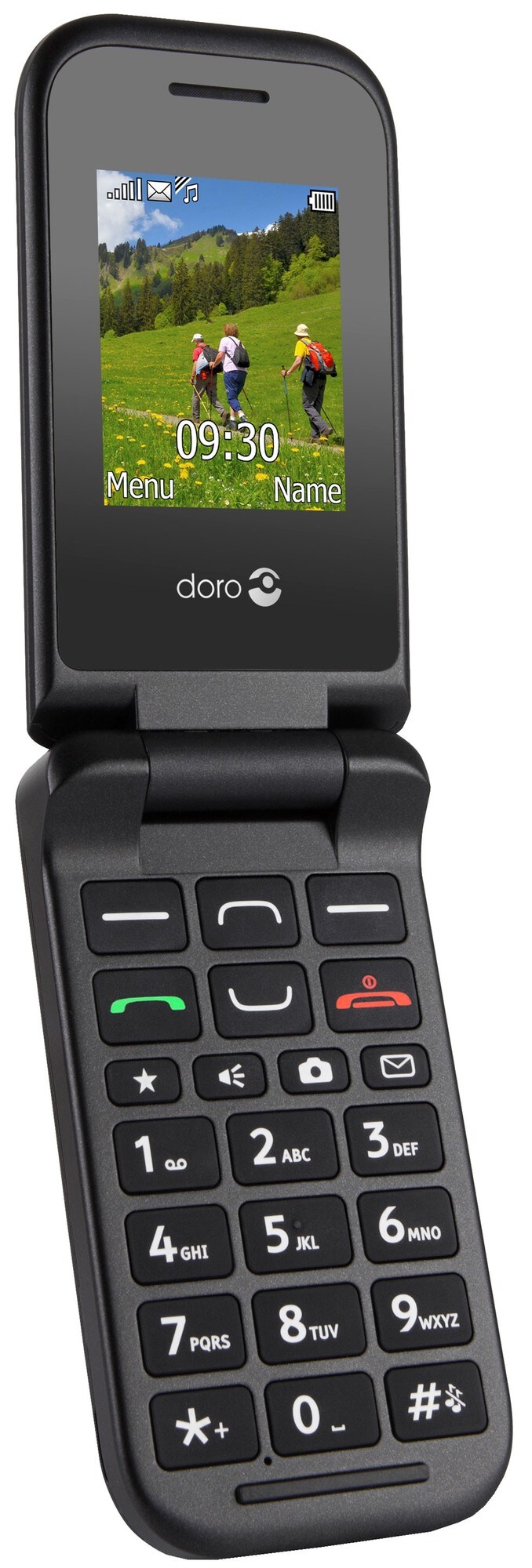 Doro PhoneEasy 609 mobiltelefon – sort - Mobiltelefoner - Elgiganten