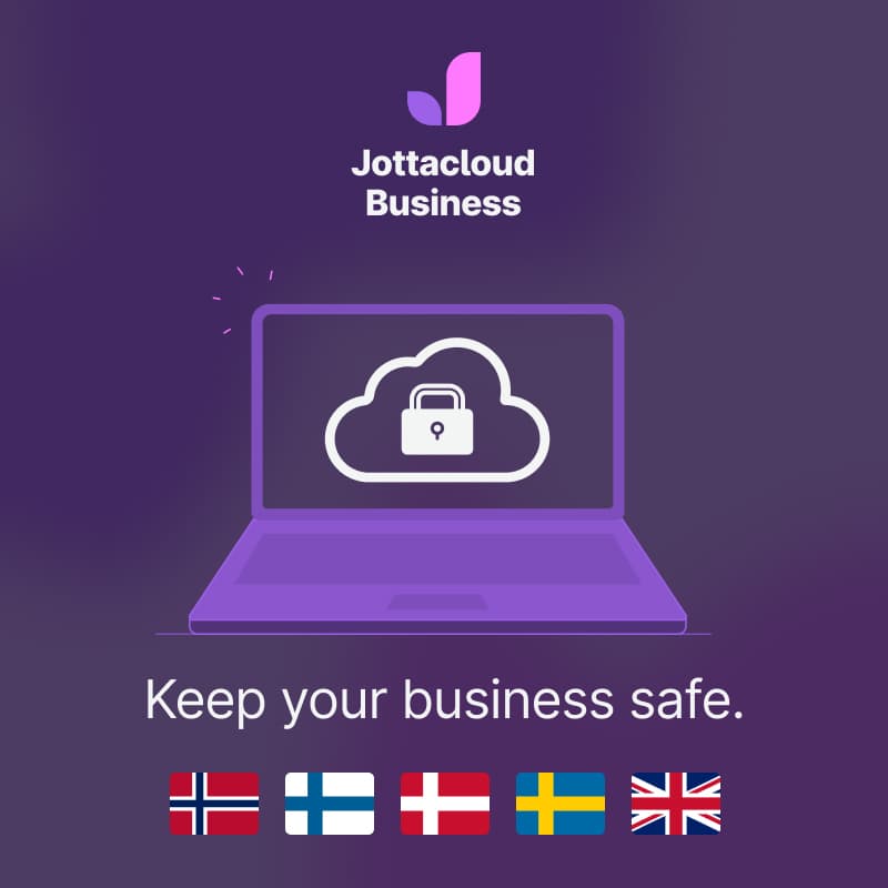 JottaCloud Medium - 5 brugere (12 måneder)